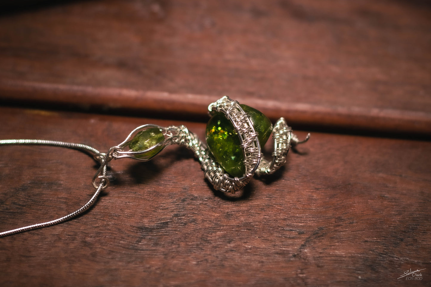 Pendant Aventurine Snake
