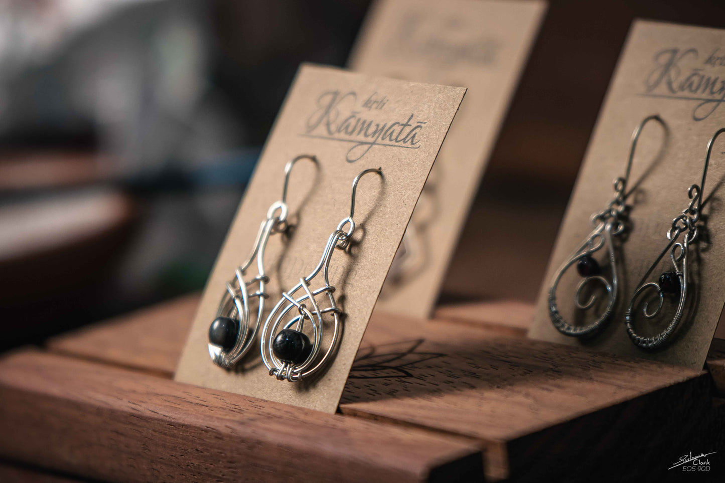 Earrings Teardrop Horn